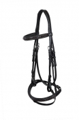Black Brown Clenchered Bridle