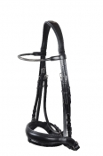 Silver Round Browband Dressage Bridle